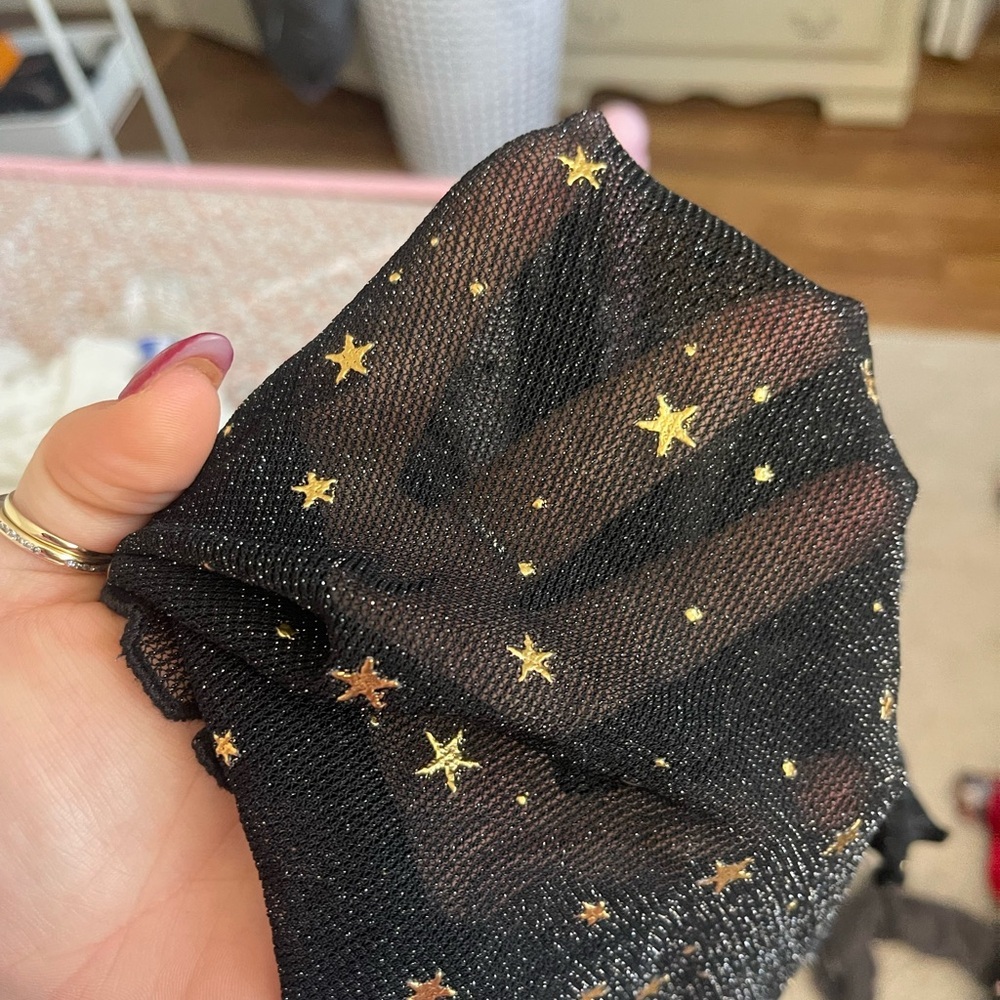 Black Starry Women's Top - Picture 2 of 3